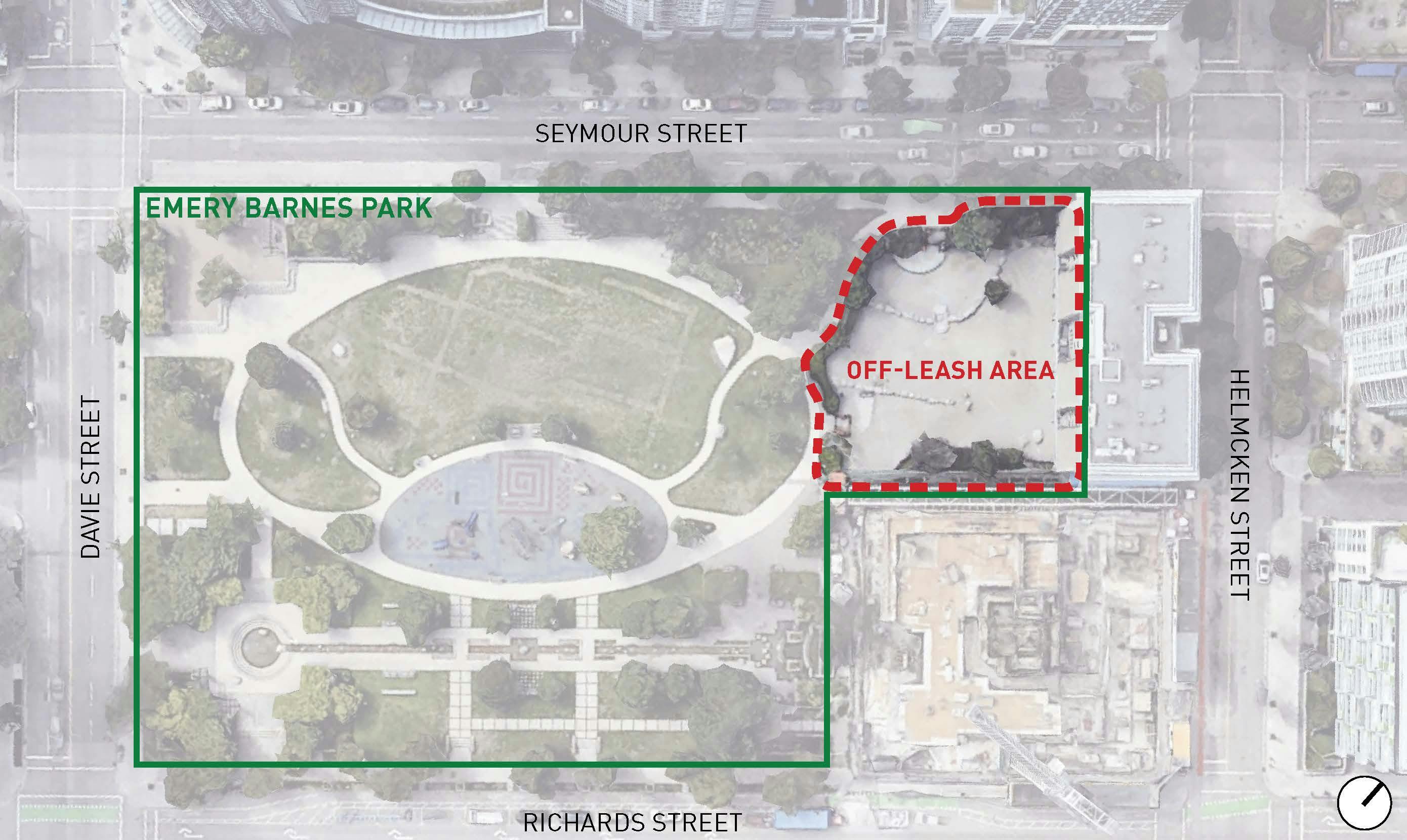 Emery Barnes Park - site plan