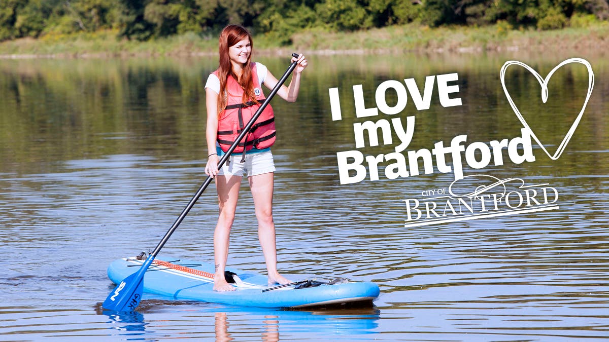Stand Up Paddling on the Grand River