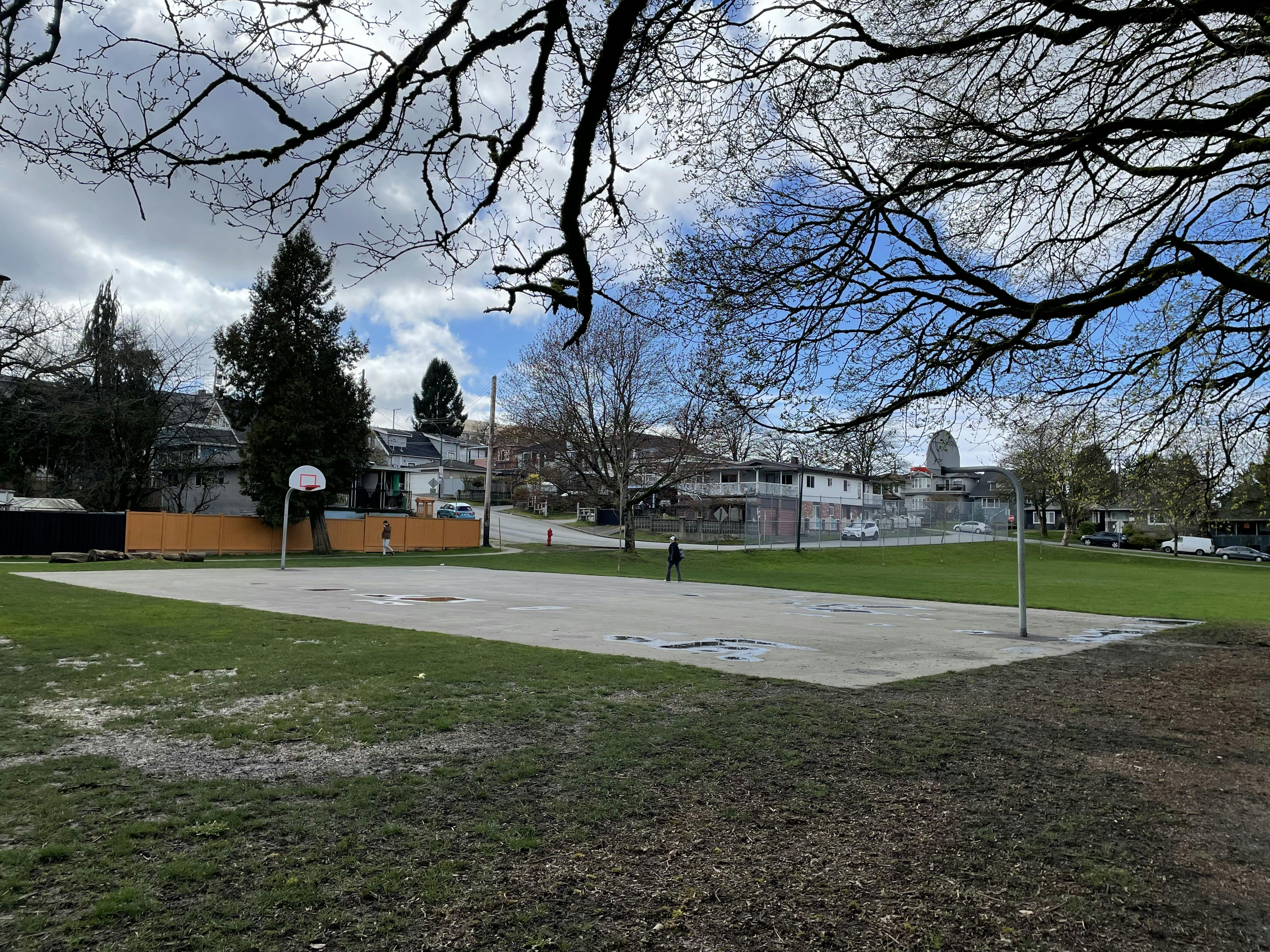 Collingwood Park - existing basketball condition