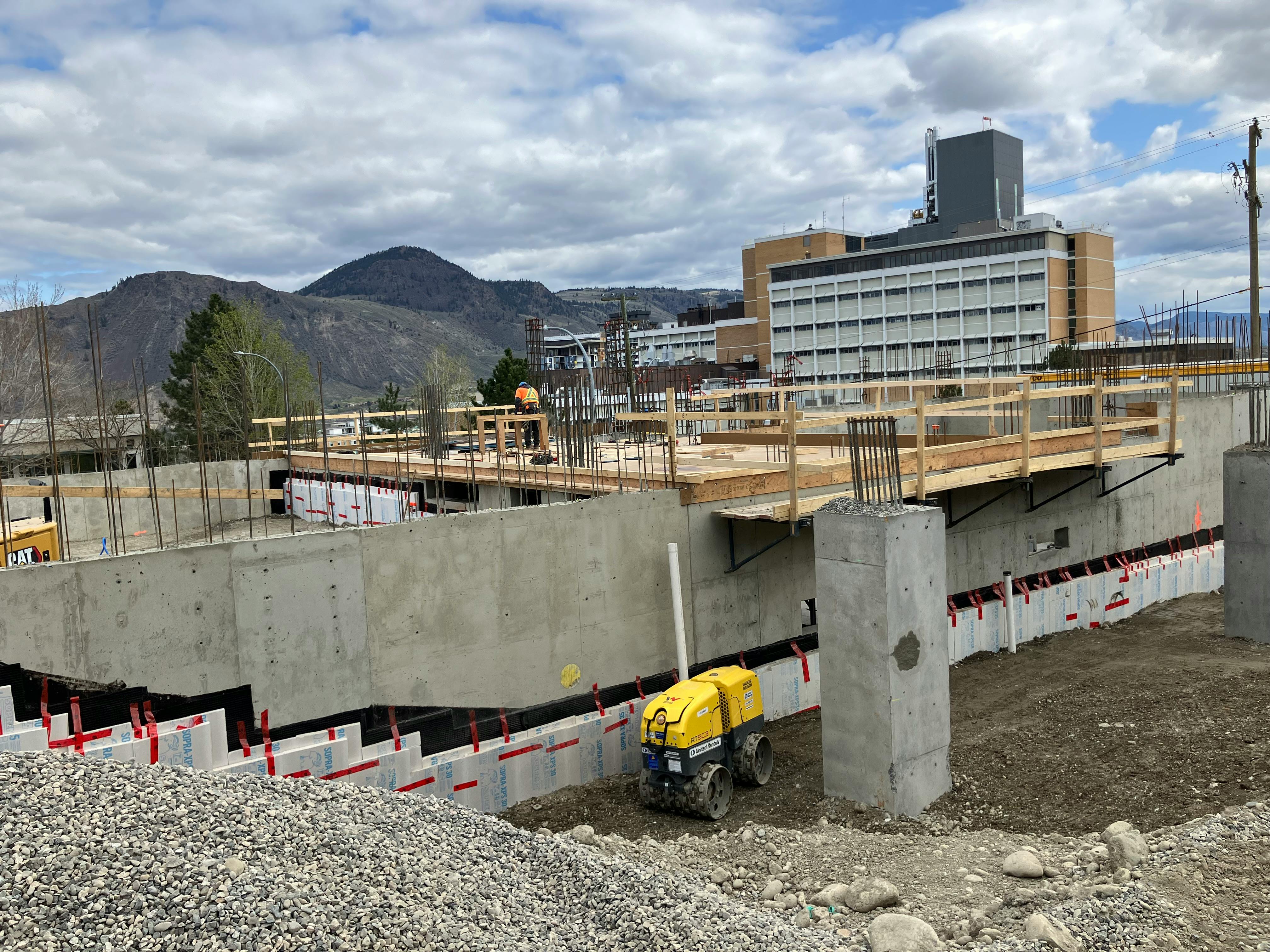 April 2026 - second tower crane assembled