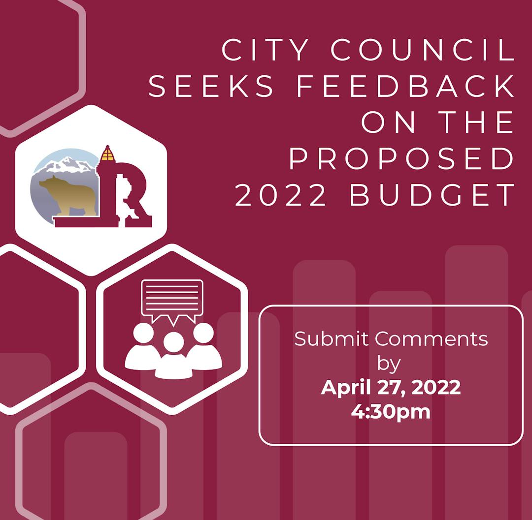 Your Guide to Budget 2021 - City Council Seeks Your Feedback on the Proposed Budget 2021