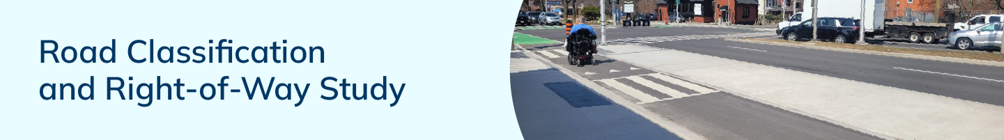 Road Classification and Right-of-Way Study