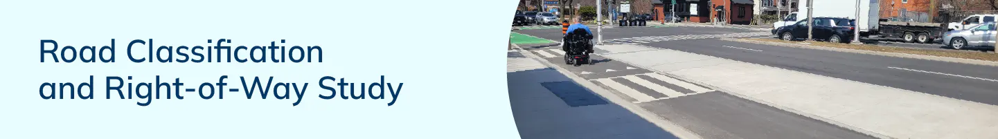 Road Classification and Right-of-Way Study