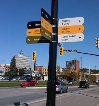 Existing Downtown Wayfinding Signage 