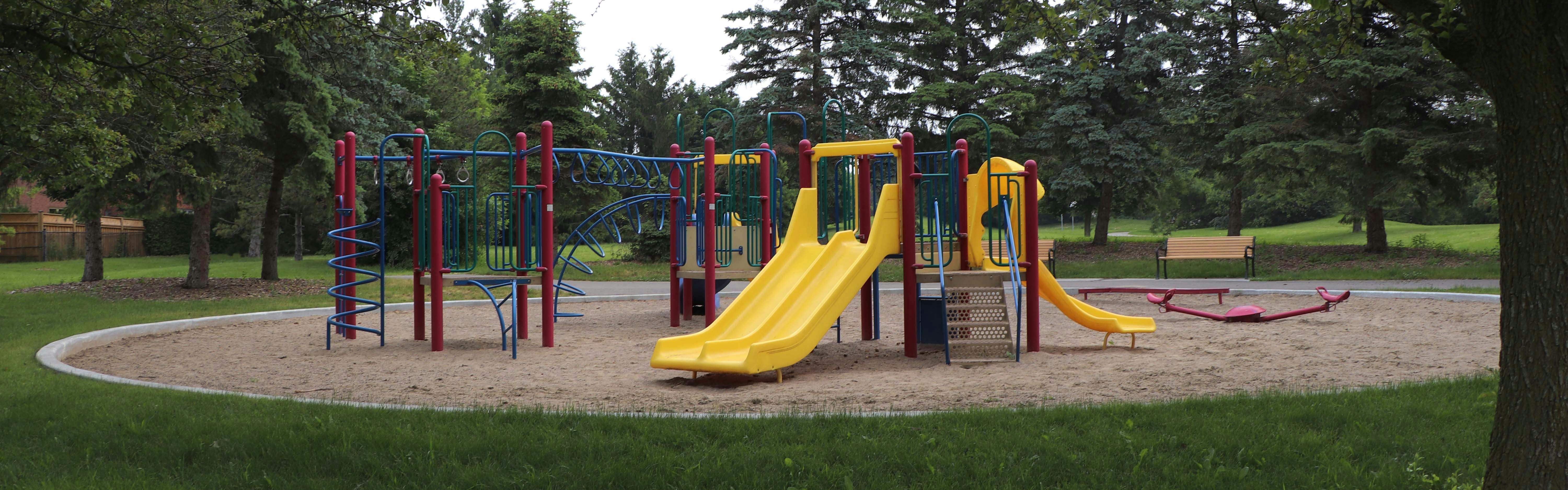 Playground structure at Glenayr Park.