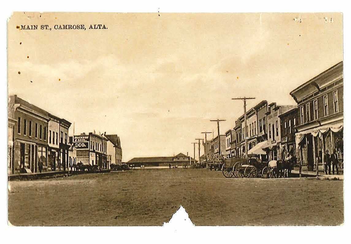 Mainstreet Looking North, Camrose