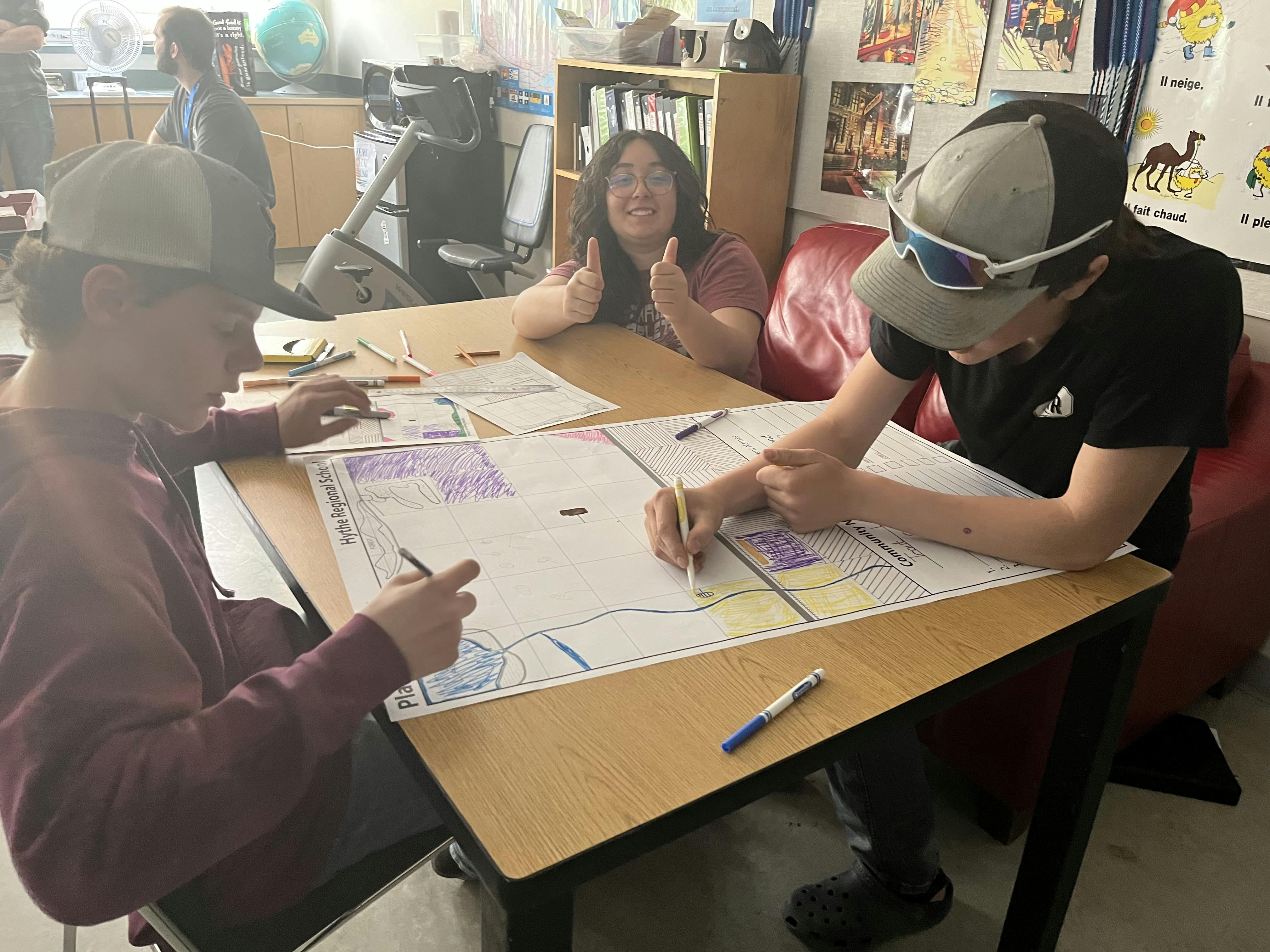 Students at Hythe School