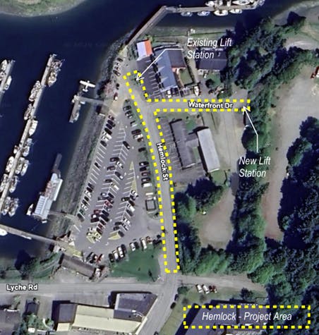 Hemlock Road Project Area