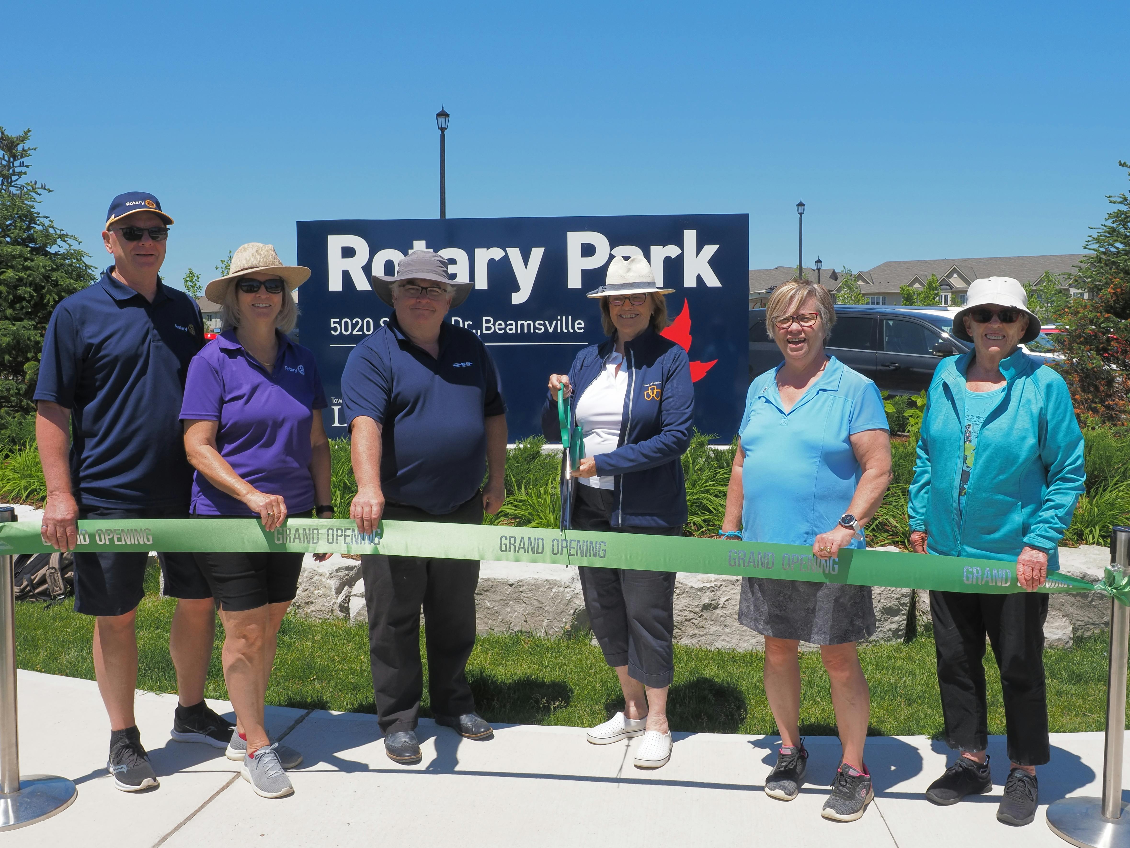 Rotary Park Official Grand Opening Ribbon Cutting