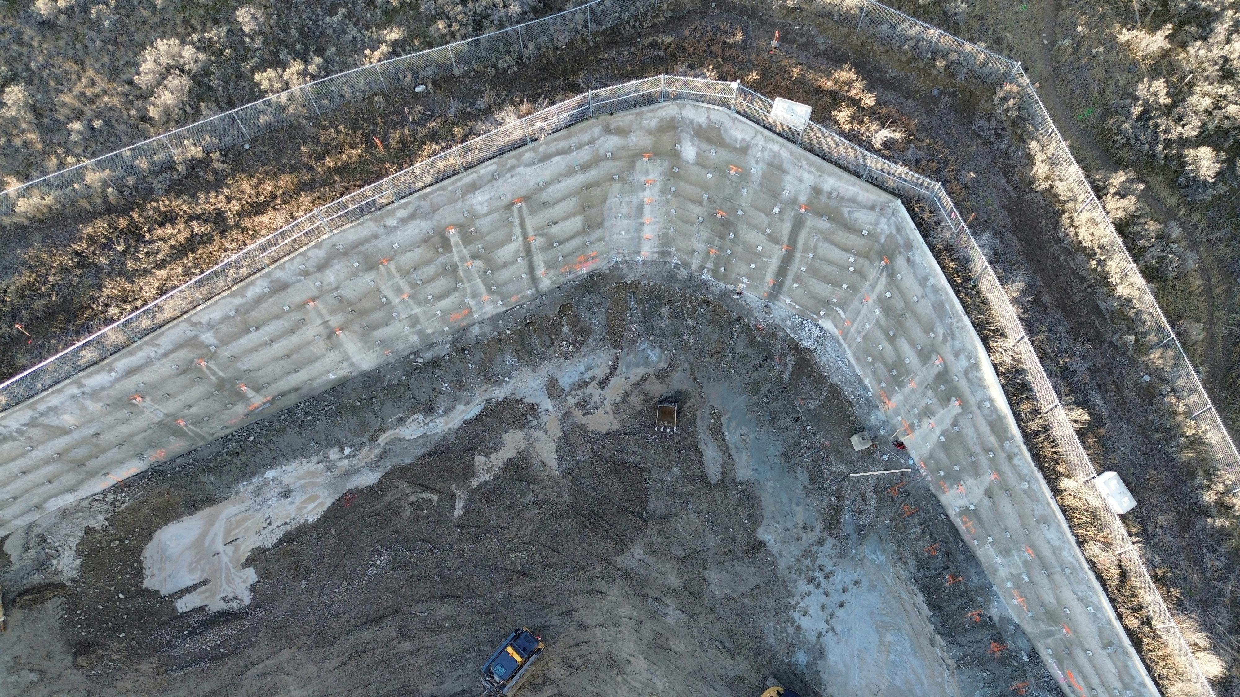 Retaining wall - Dec 2025