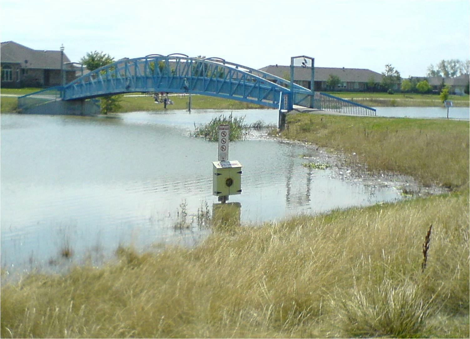 High Water Levels at Blue Heron Pond