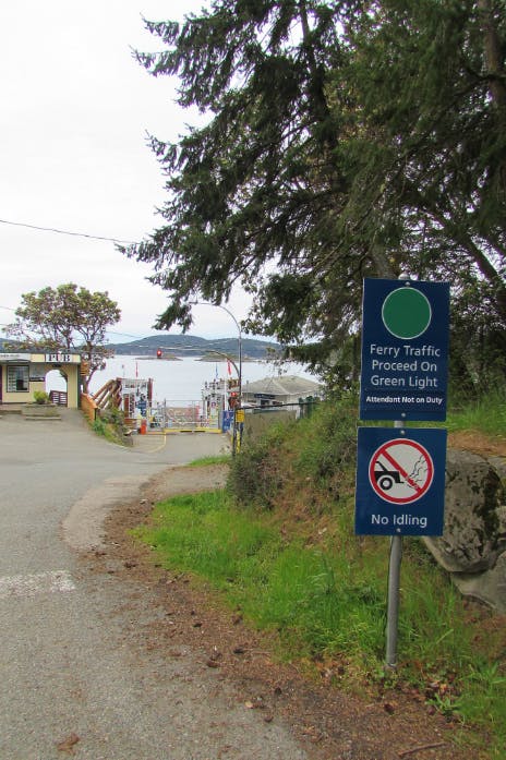 Ferry lineup, Lyall Harbour, Saturna Island