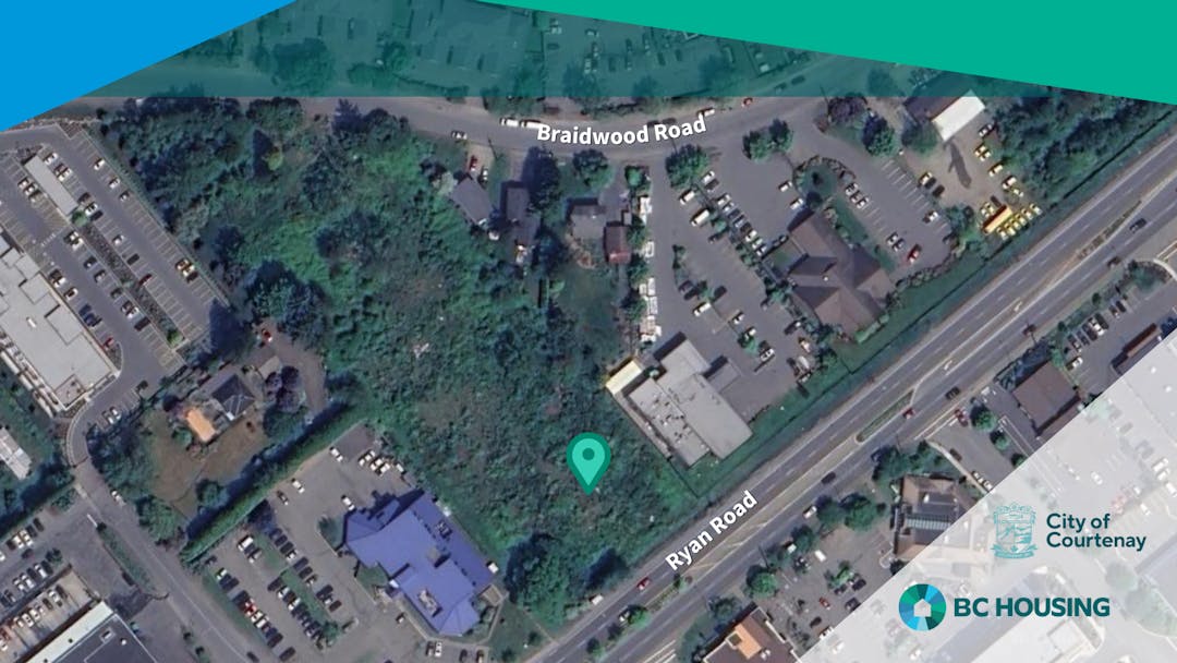 Aerial map view of proposed project location