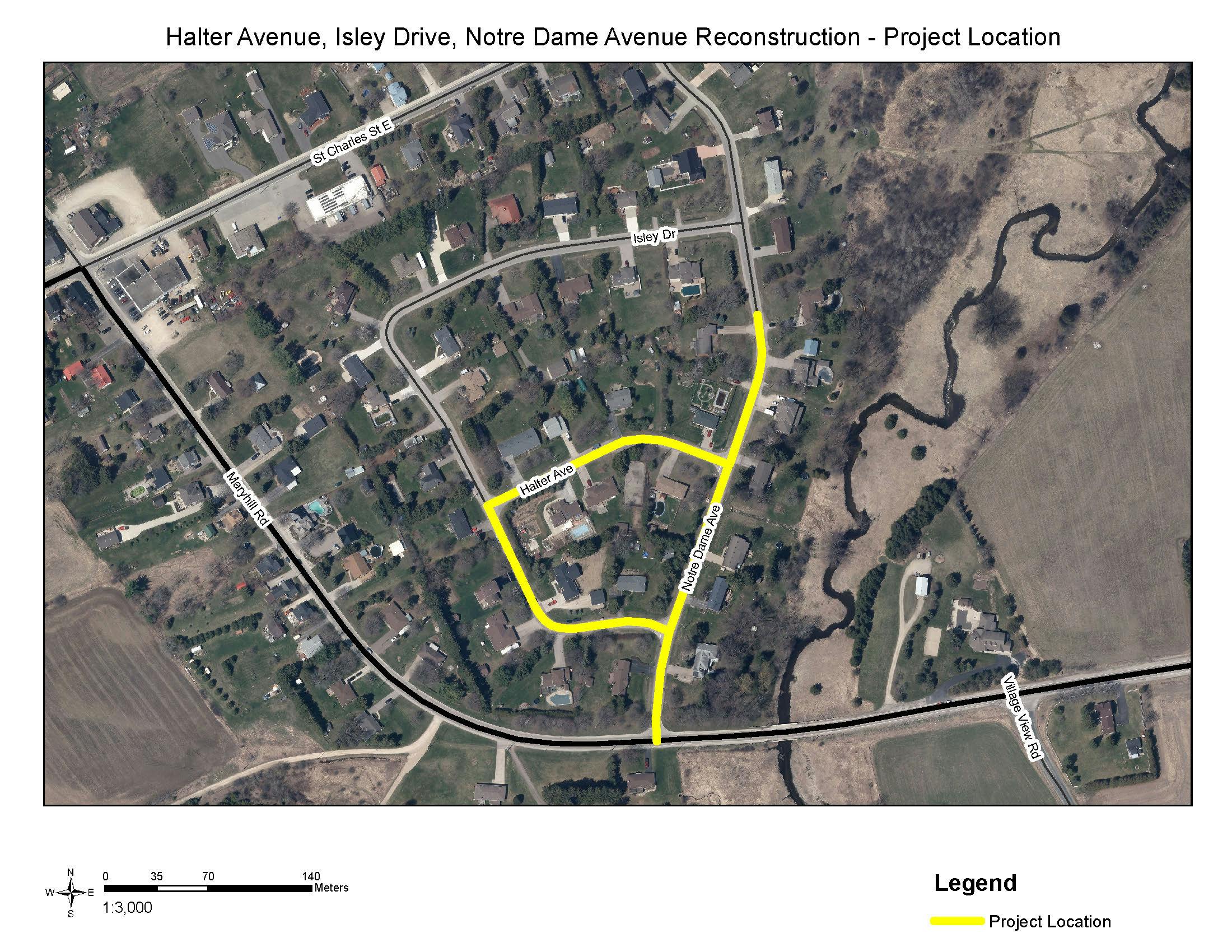 Halter Ave, Isley Dr, Notre Dame Ave Reconstruction.jpg