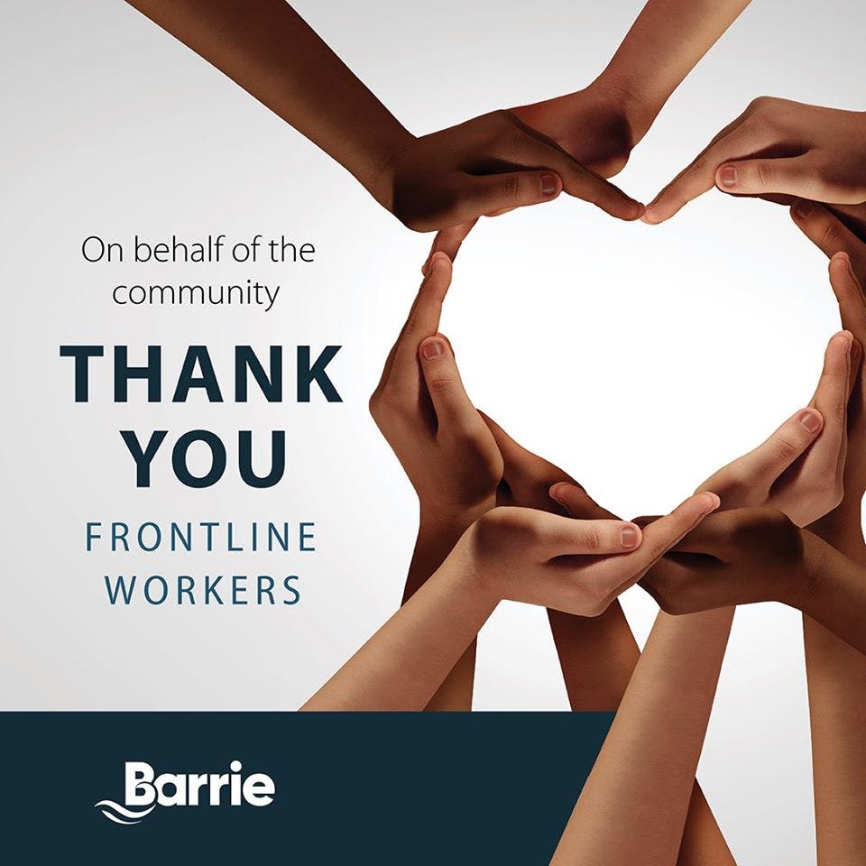 Thank you frontline workers