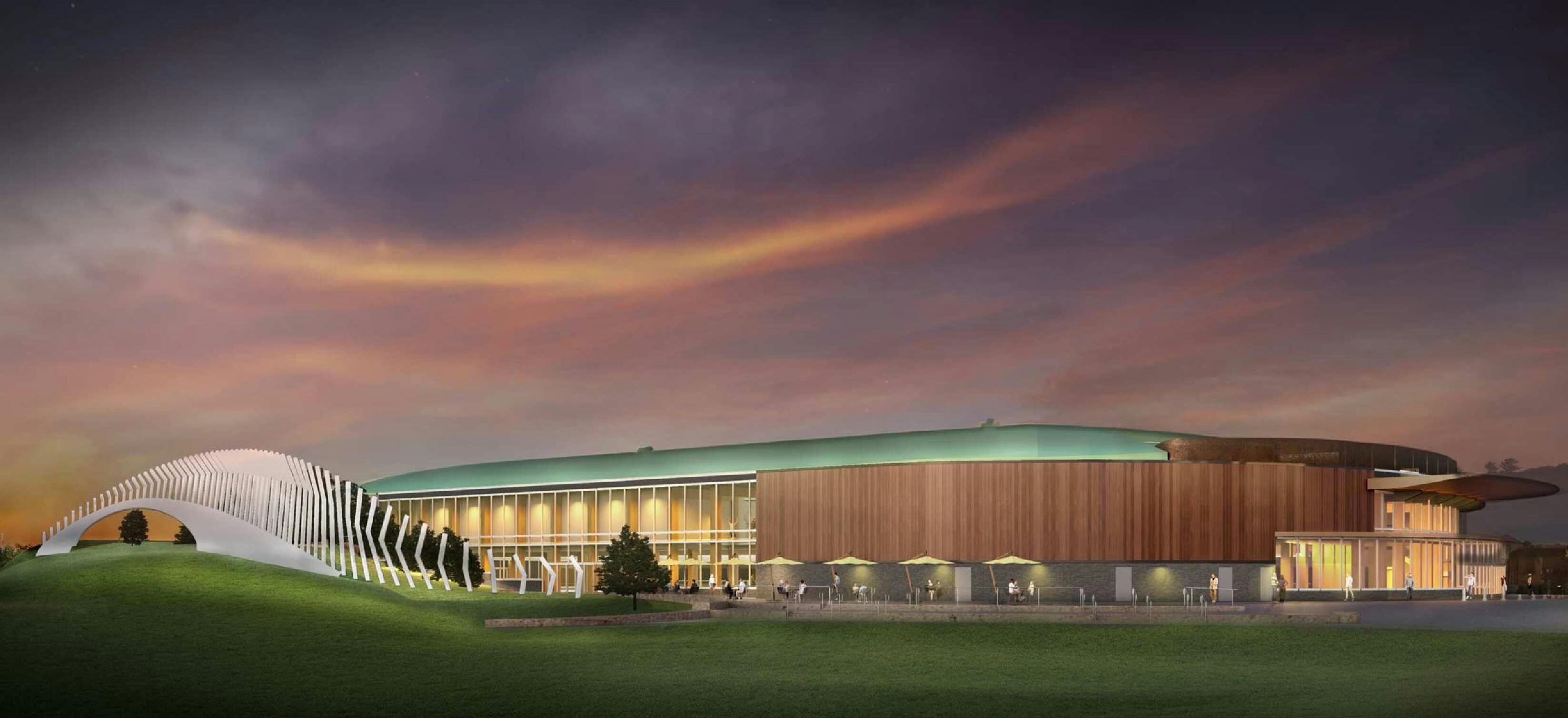 Exterior Event Centre Rendering