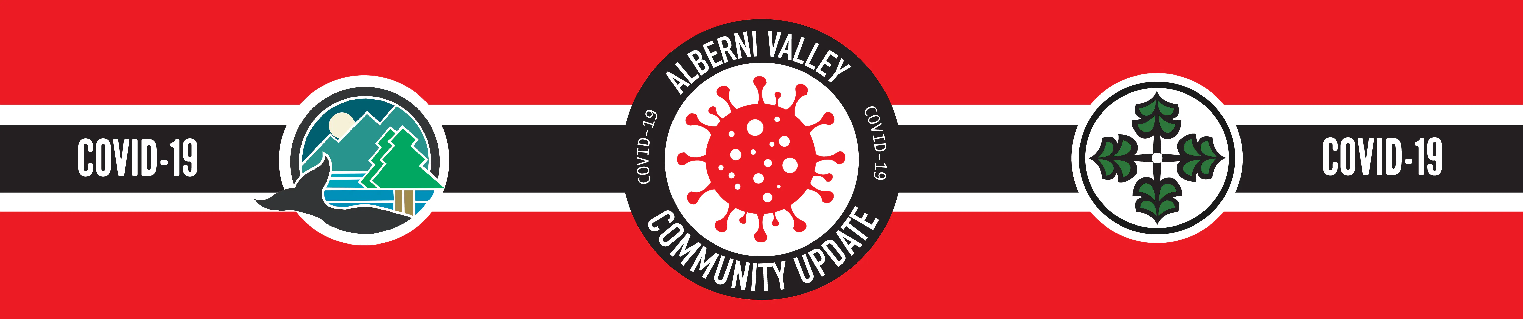 Joint banner City and ACRD of Alberni Valley COVID-19 response 