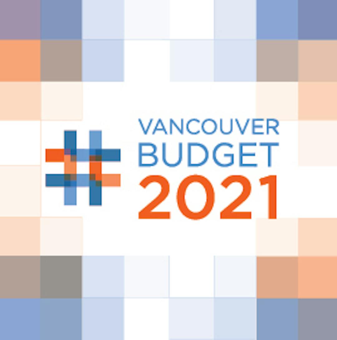 Vancouver Budget 2021 brand