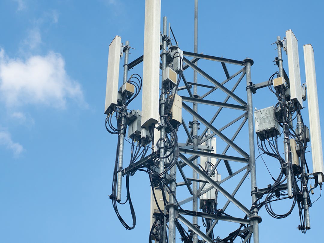 top of an internet tower