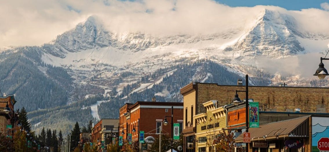 downtown fall photo credit Tourism Fernie