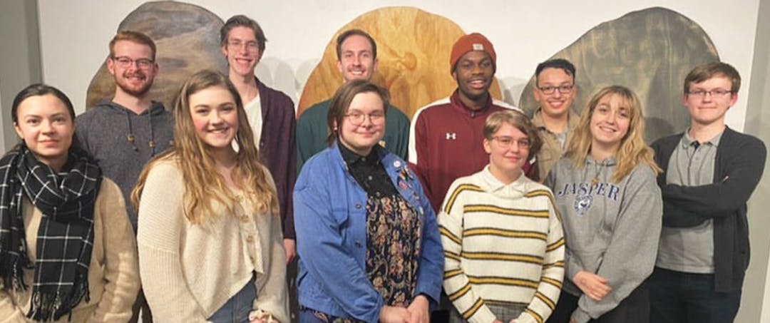 11 members of the 2021 Youth Advisory Committee (Photo taken pre-COVID-19)