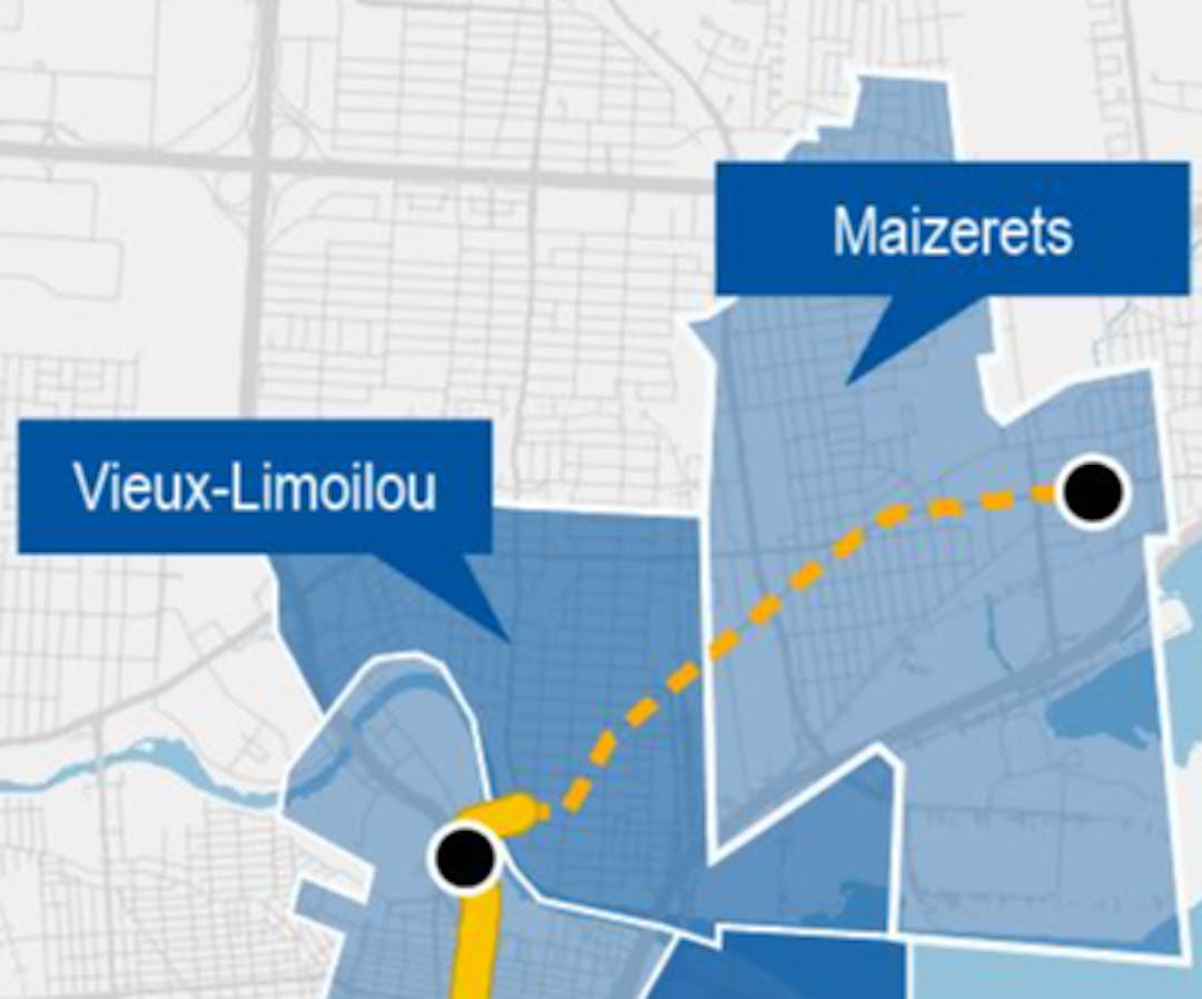 Carte du secteur Vieux-Limoilou et Maizerets