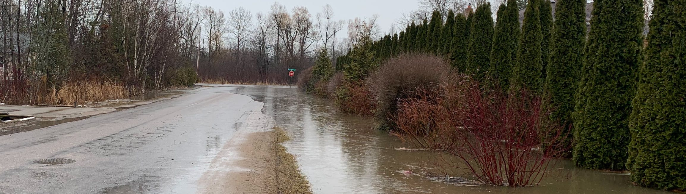 Flooding of Belle Aire Creek