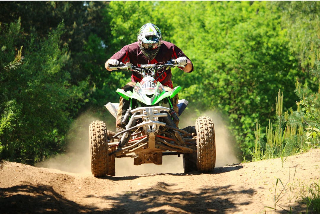 Rider on ATV