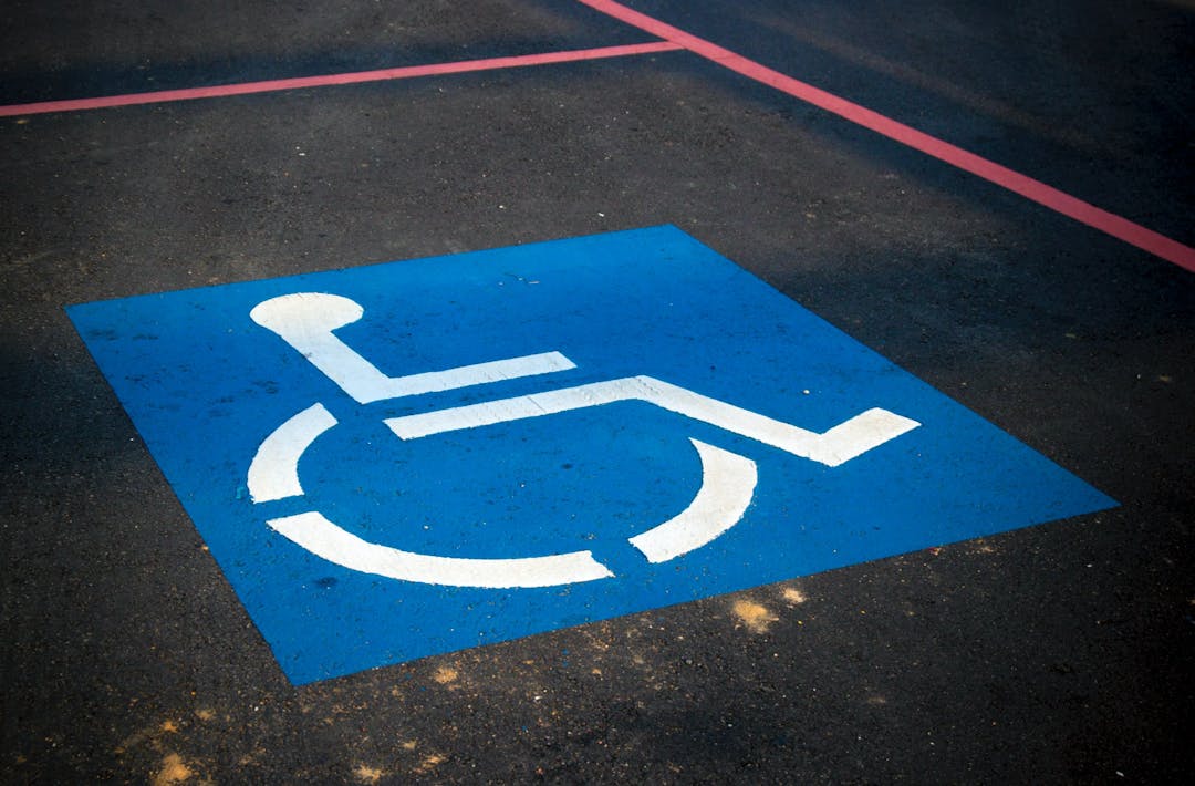 wheelchair accessible parking