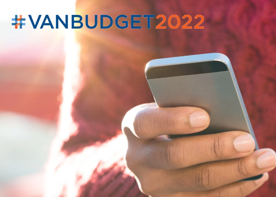 Vancouver Budget 2022 brand