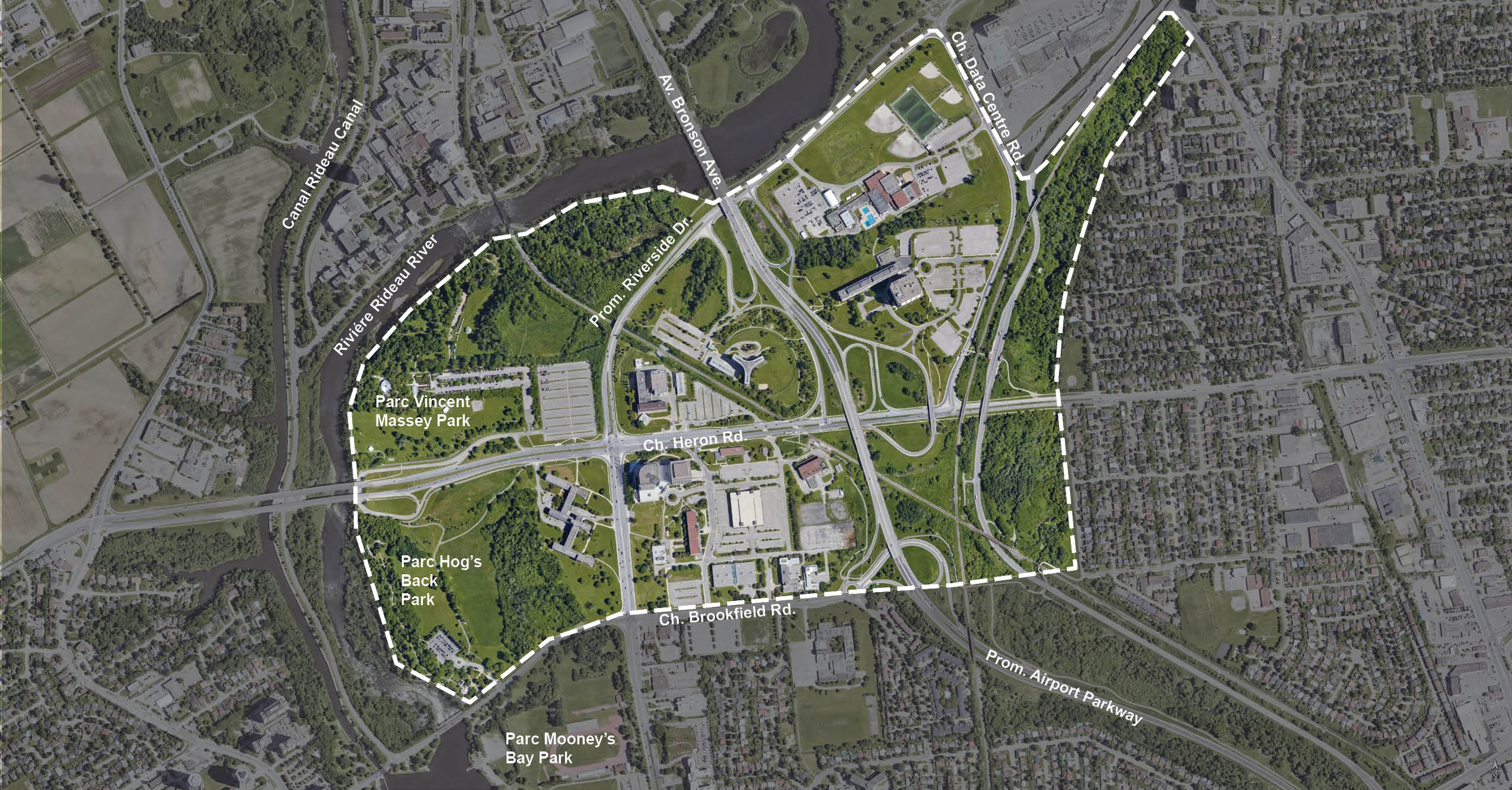 Carte de la zone d'étude