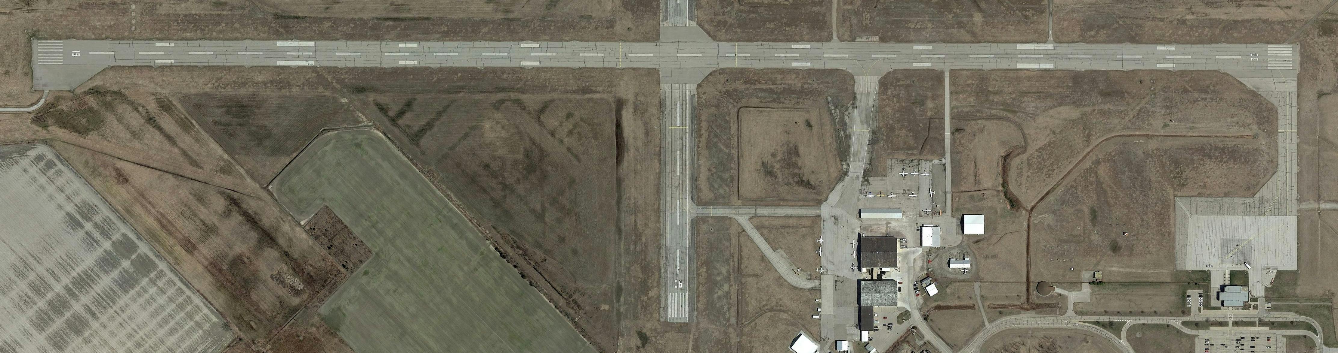 Sarnia Chris Hadfield Airport (aerial image, Google Earth)