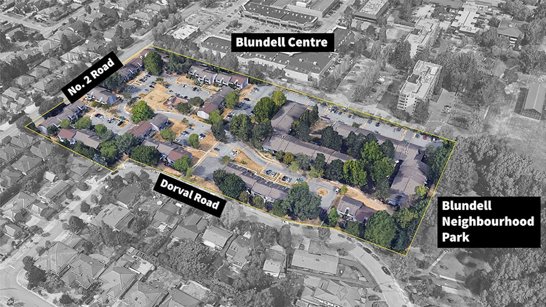 Map of the Rosewood Village site