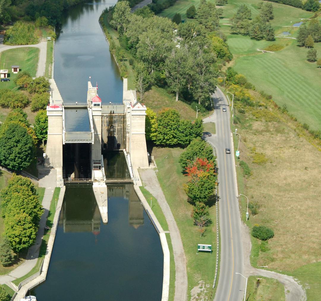 Image showing Peterborough Lift Lock,