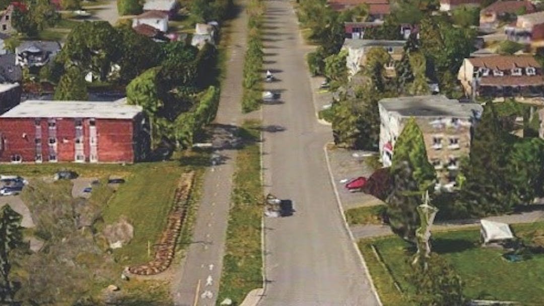 Vue boulevard du Loiret - tronçon sud