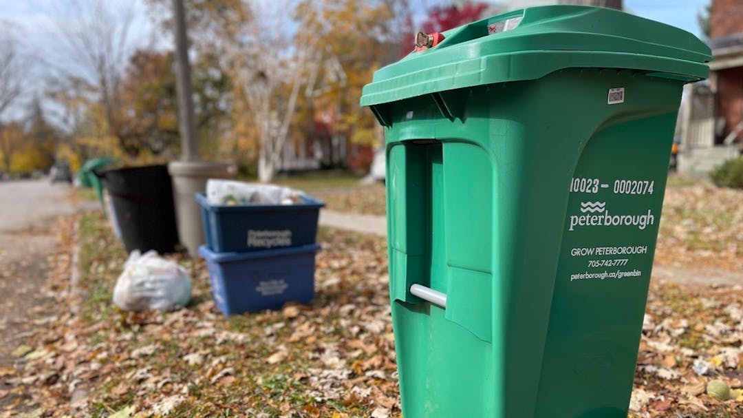 Green Bin at the curb