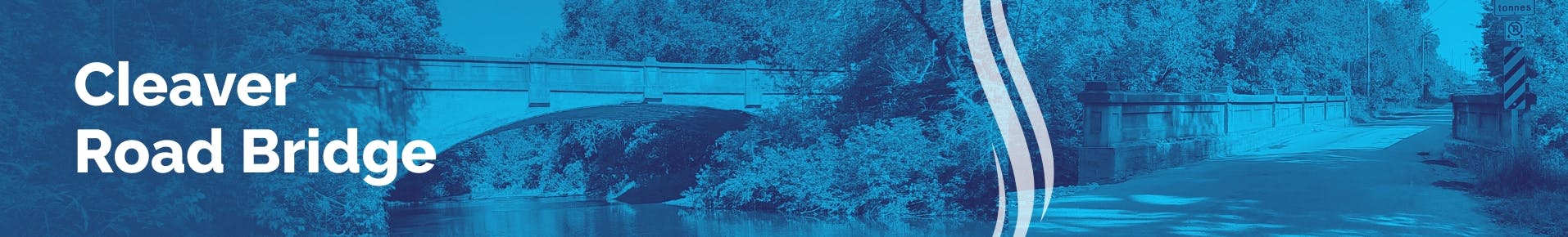 Cleaver Road Bridge banner