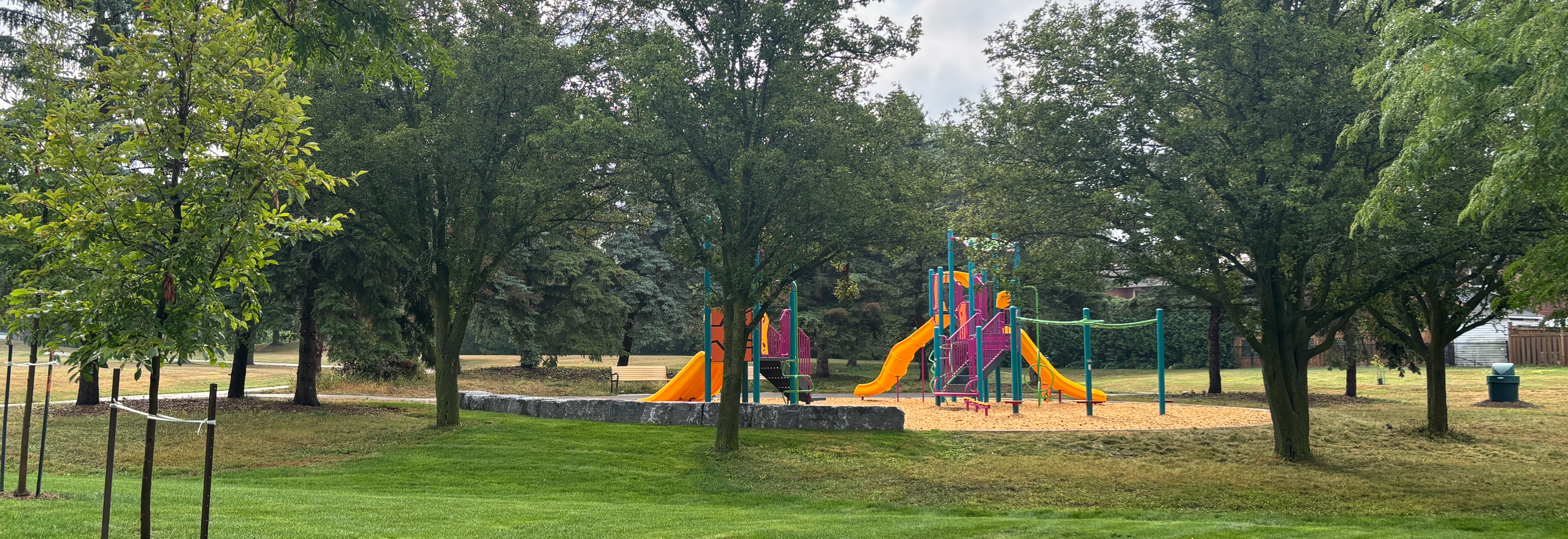 Playground structure at Glenayr Park.