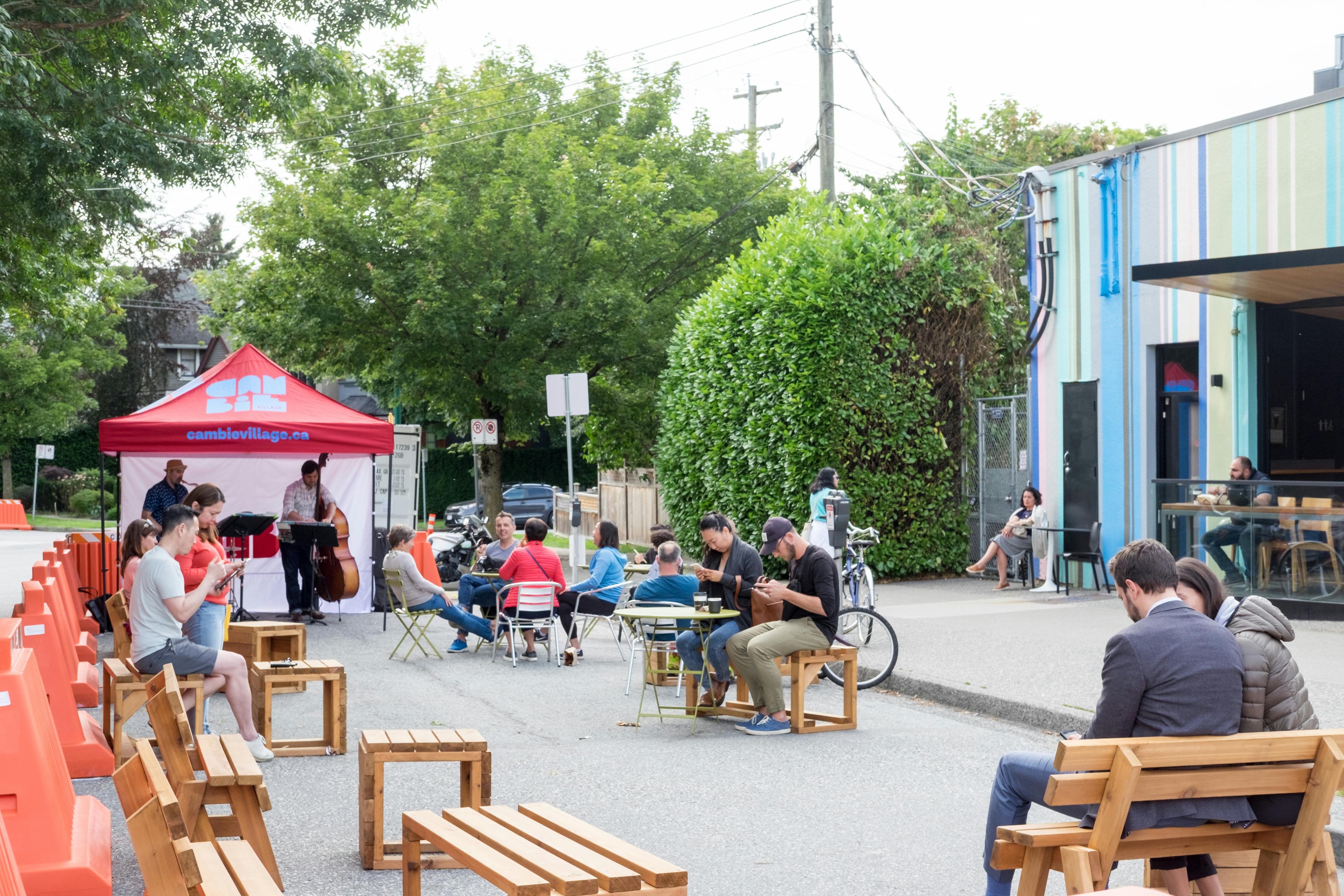 18th & Cambie Pop-up Plaza