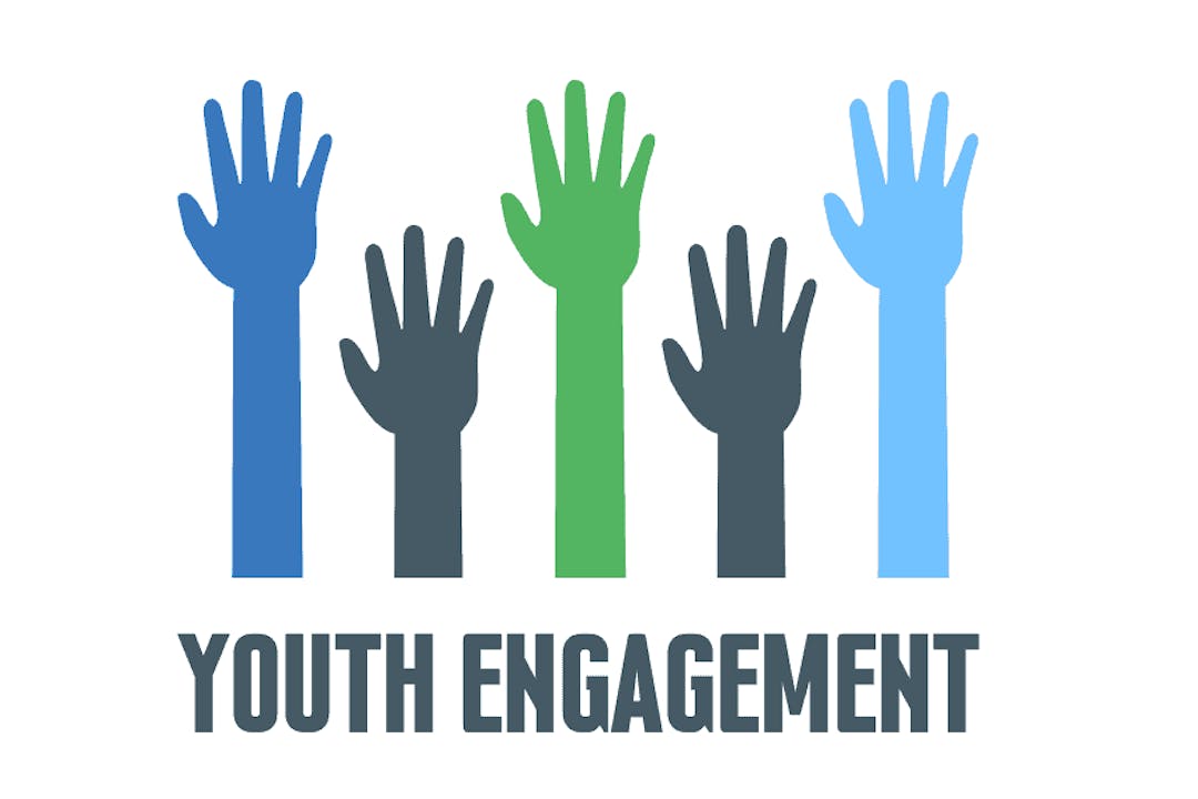 hands raised for youth engagement