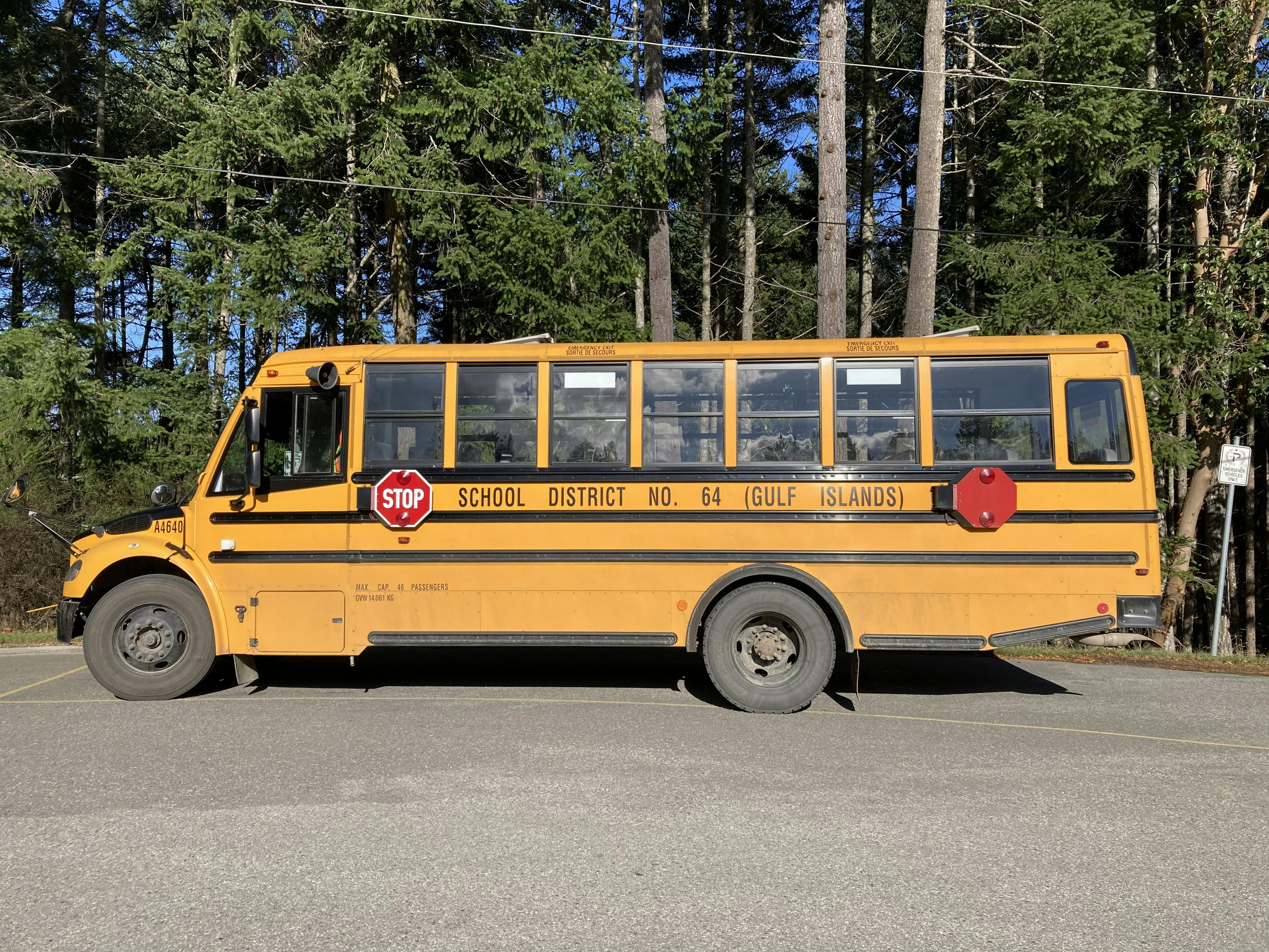 Galiano school bus