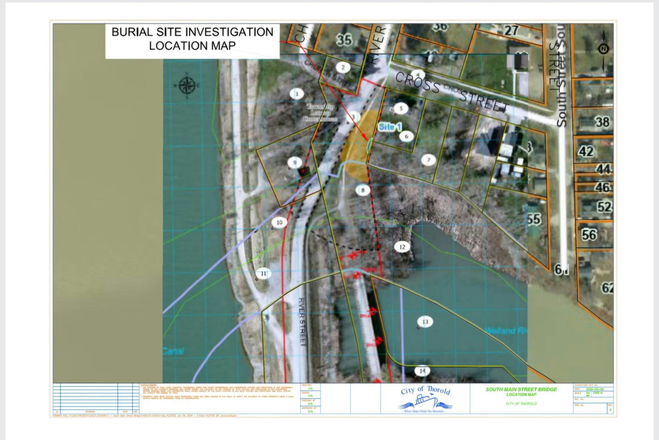 SMSB- BURIAL INVESTIGATION SITE LOCATION MAP