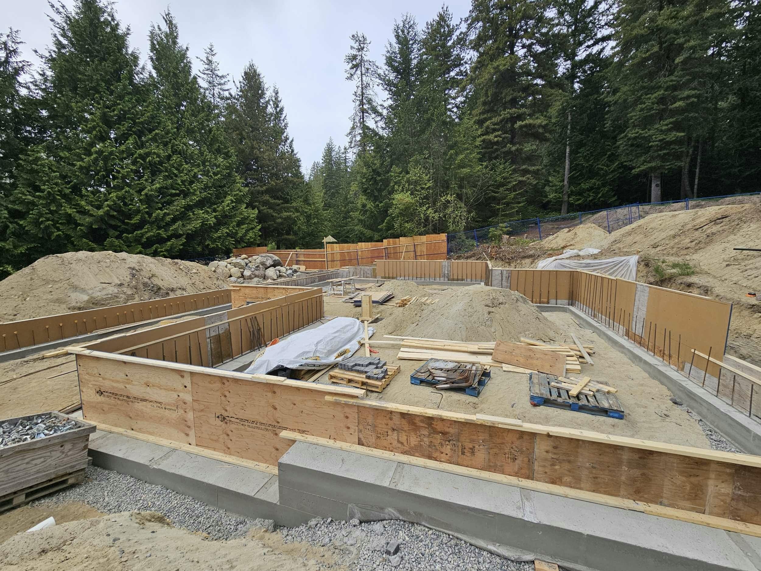 June - Foundation Walls Formed