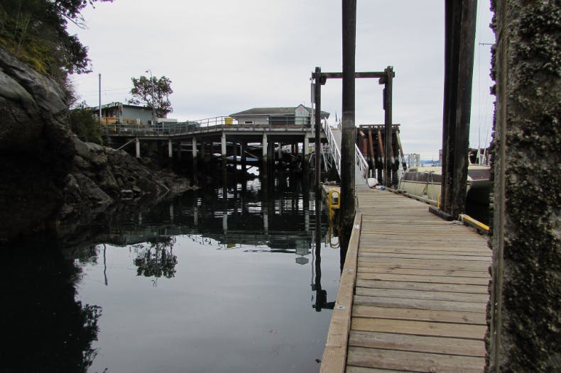 CRD dock at Lyall Harbour, Saturna Island