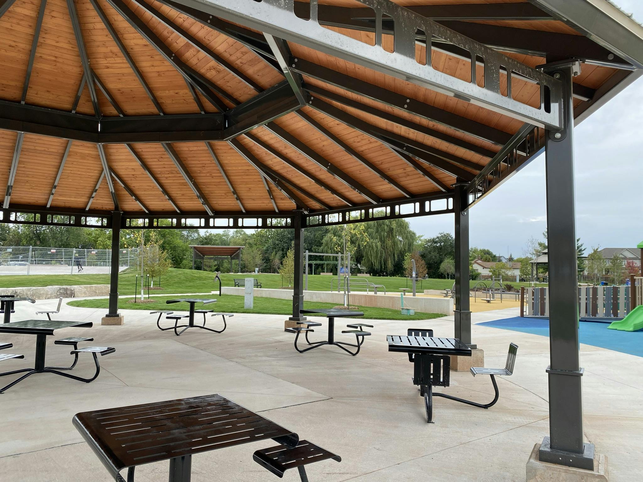 Main Shade Structure Seating Area
