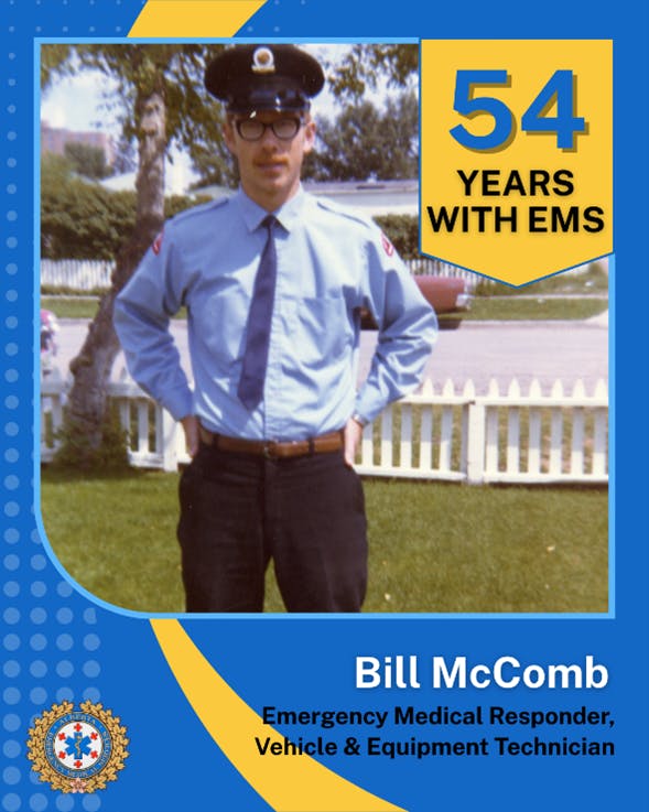 Bill McComb, EMR, 54 Years with AHS