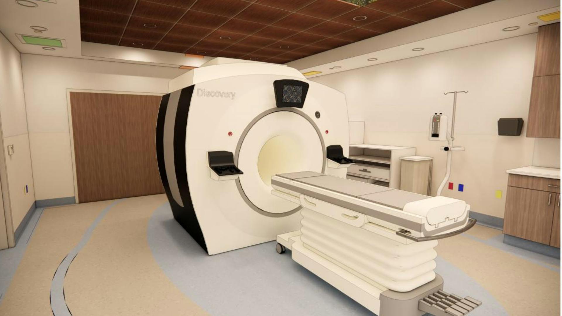 MRI suite rendering