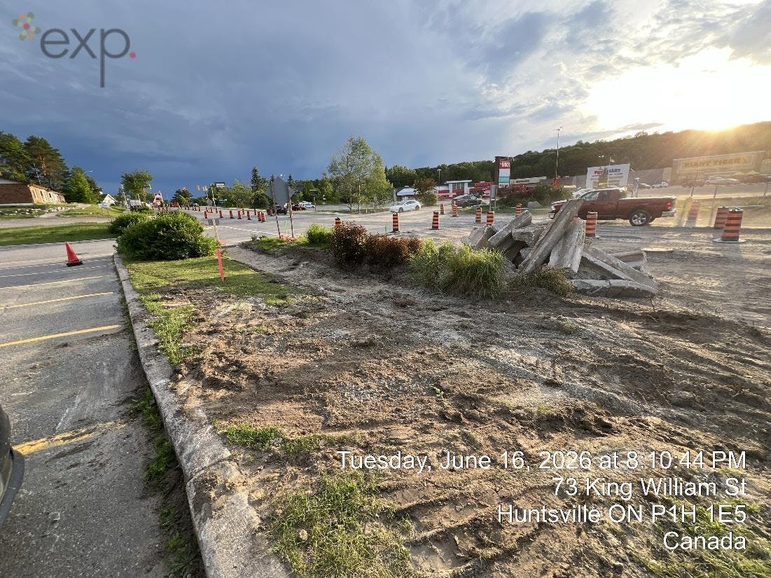 2026-06-18 - King William - landscaping removed along sidewalk.jpeg