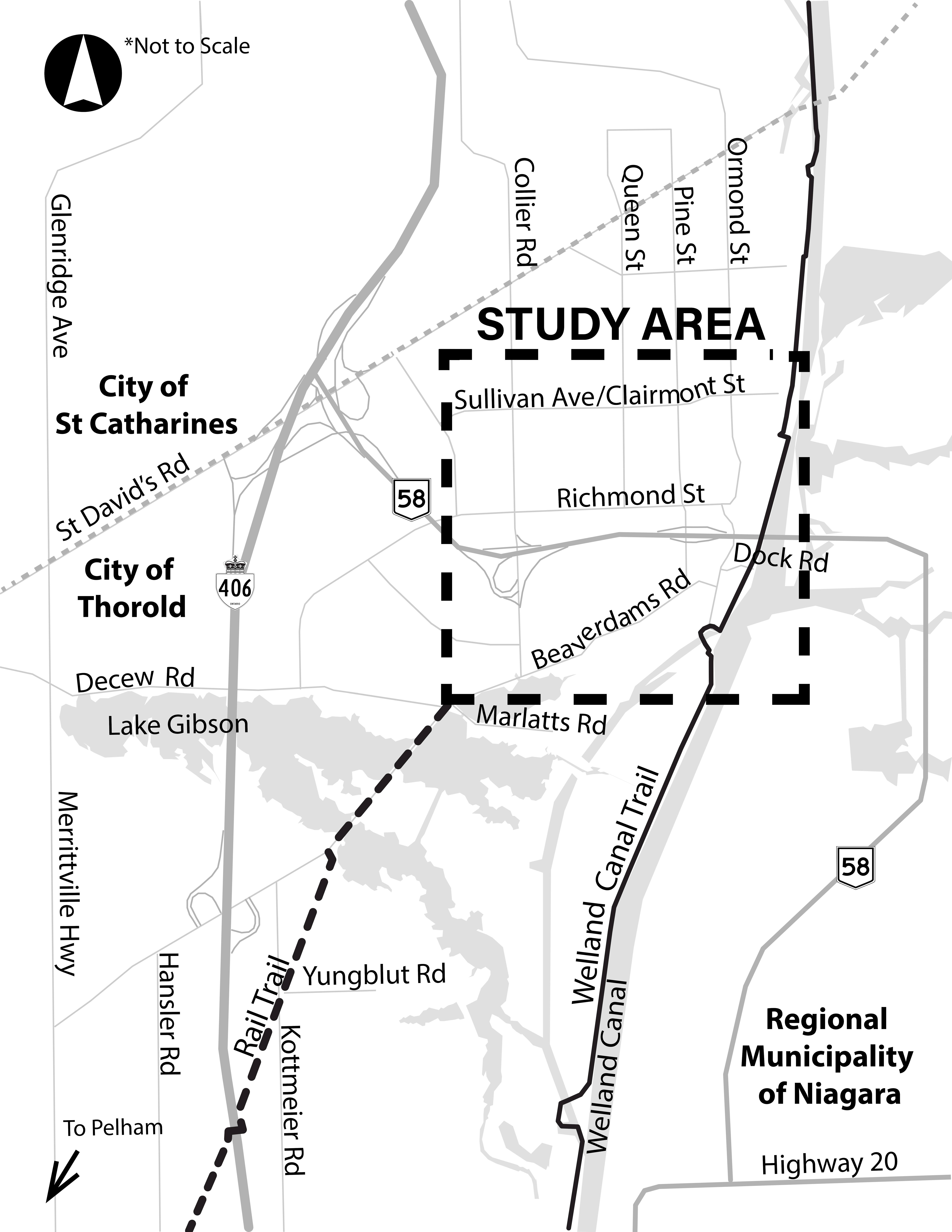 Thorold Rails to Trails - EA Key Map