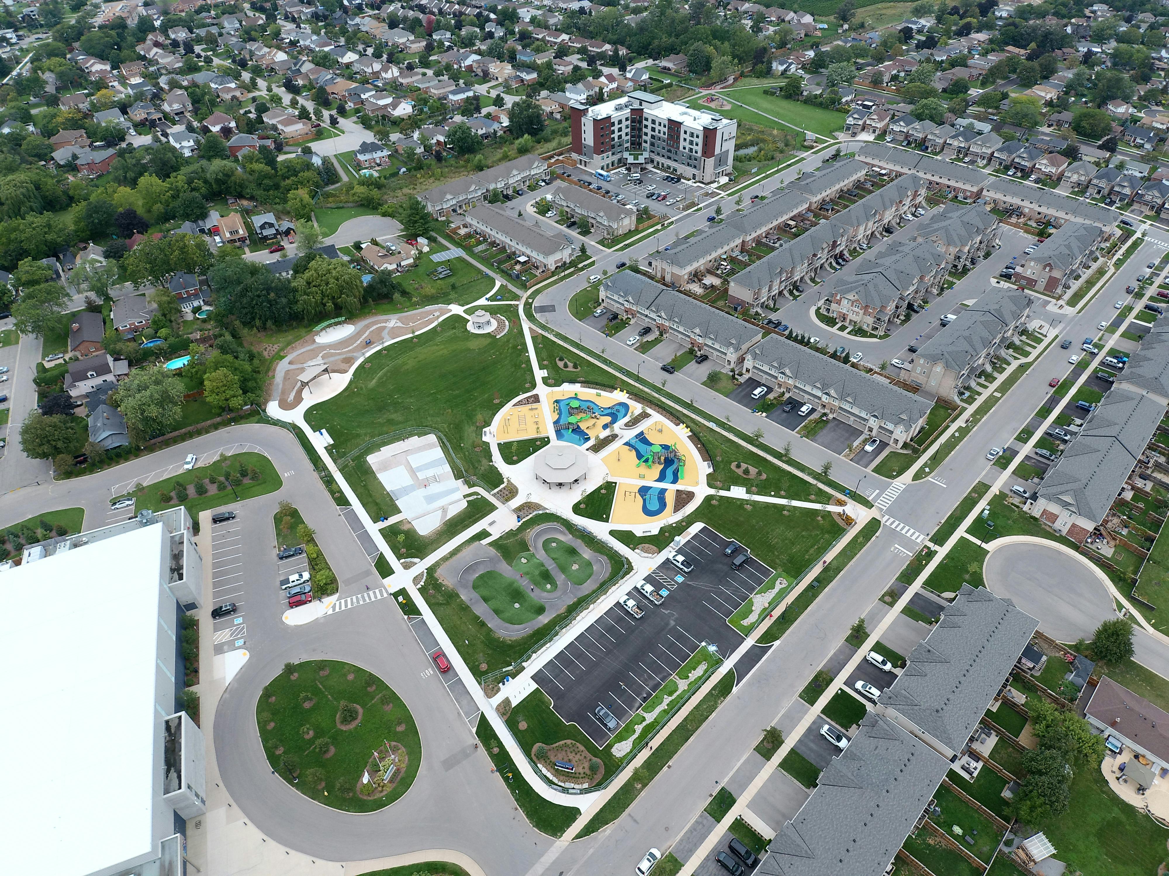 Aerial of Rotary Park